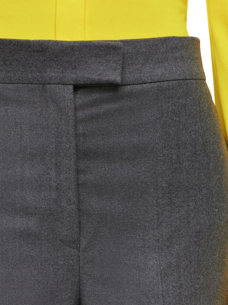 Salvatore Ferragamo o1s1rm0126 High Waist Pant in Grey Size 27" / US 4 / IT 40 - 5 Thumbnail