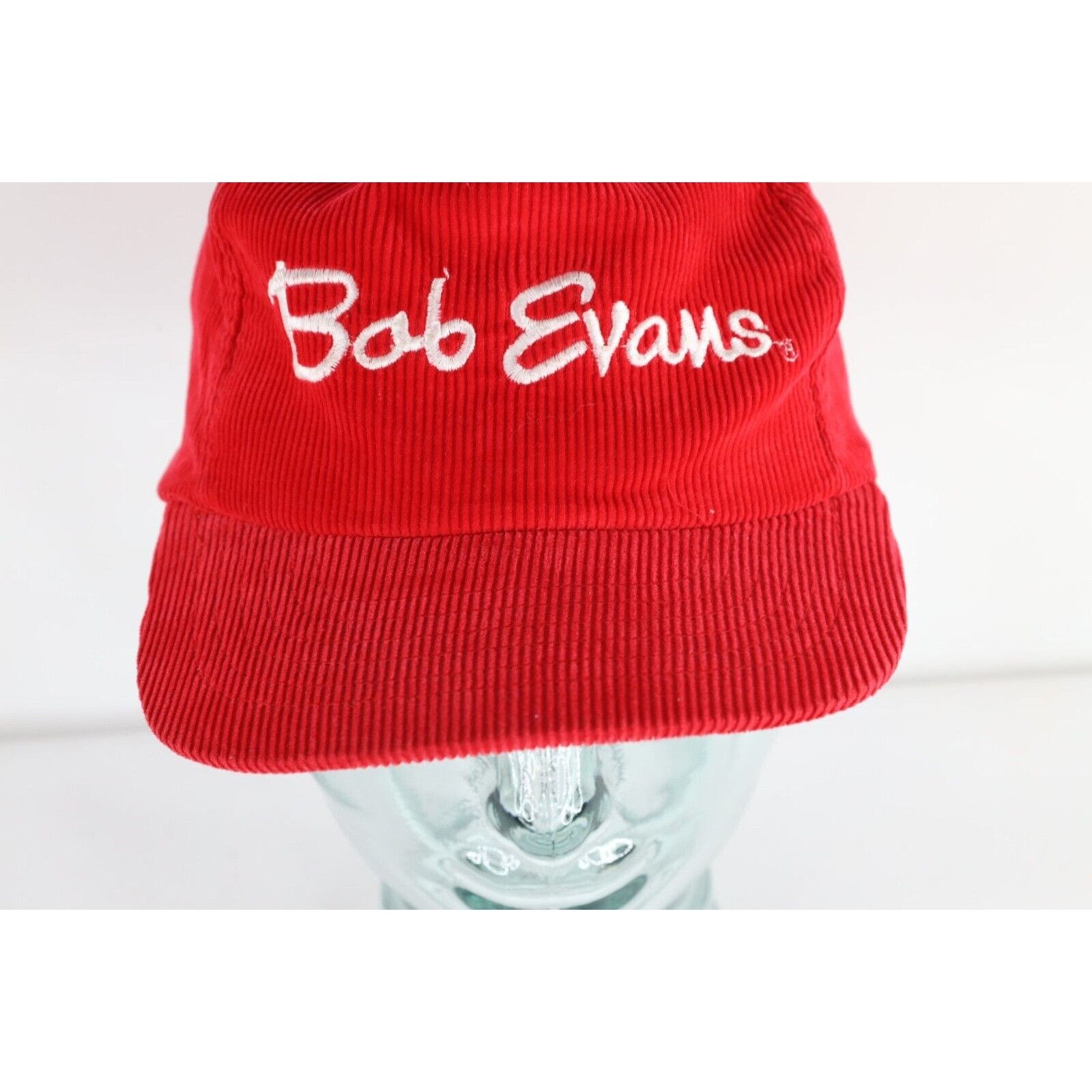 Vintage Vintage 90s Streetwear Faded Bob Evans Corduroy Hat Size ONE SIZE - 3 Thumbnail