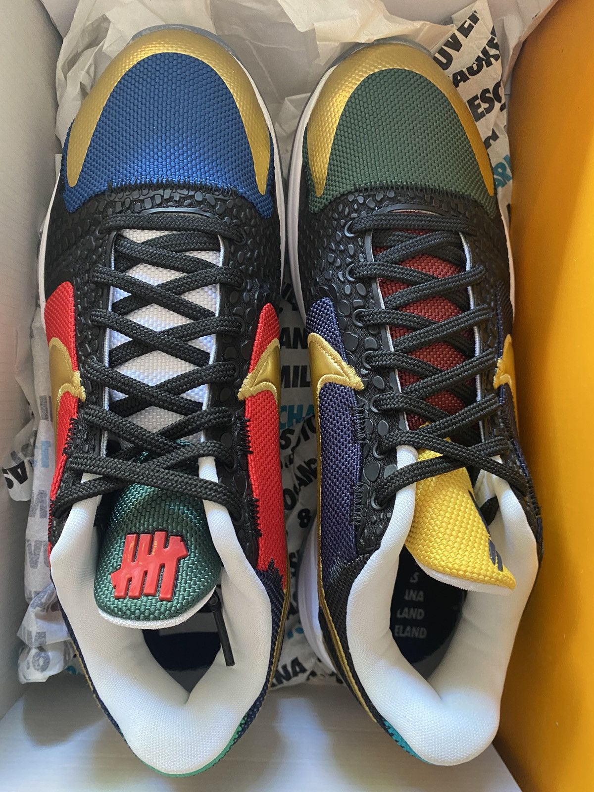 Nike × Undefeated Nike Undefeated Kobe 5 Protro What If Black Only Size US 9 / EU 42 - 5 Thumbnail