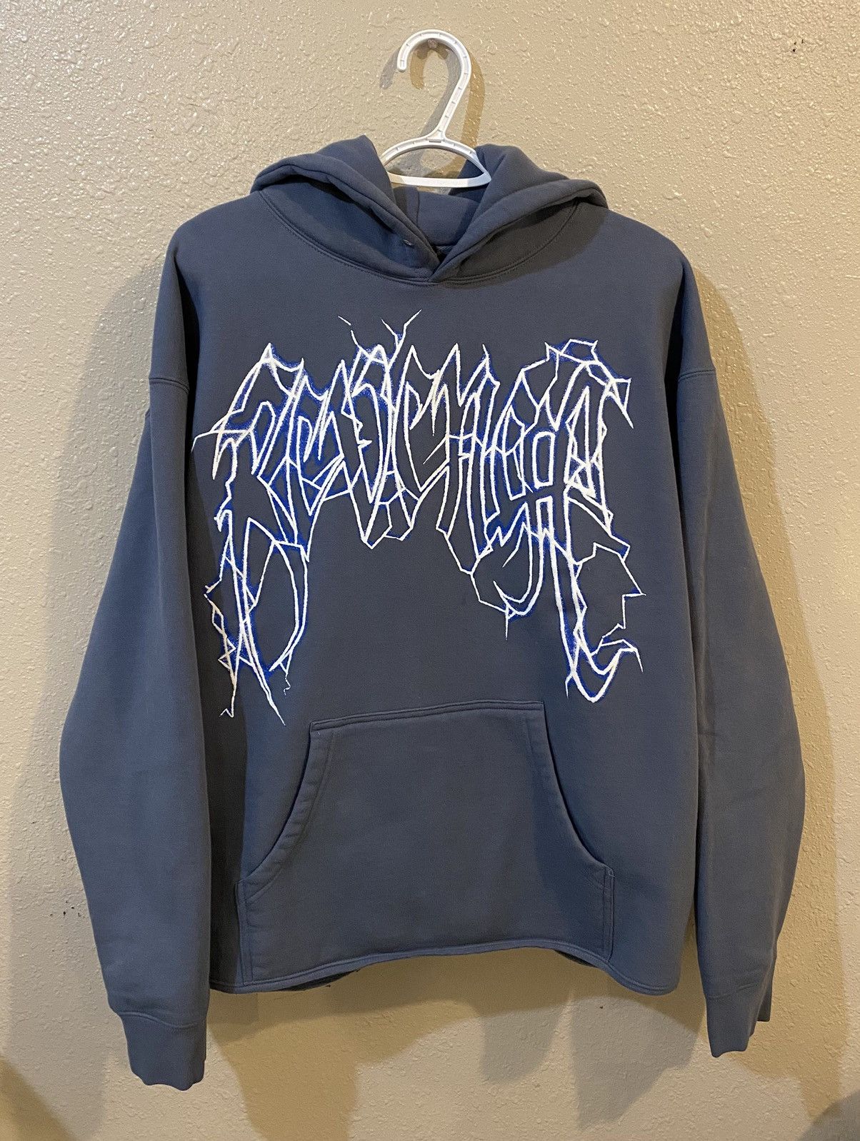 激レア REVENGE GREY HOODIE LIGHTNING DRIP② 激レア REVENGE GREY HOODIE LIGHTNING DRIP②