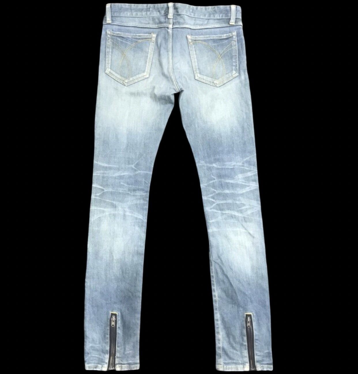 Designer × Japanese Brand RICO Japanese Designer Low Rise Skinny Jeans Size US 32 / EU 48 - 2 Thumbnail