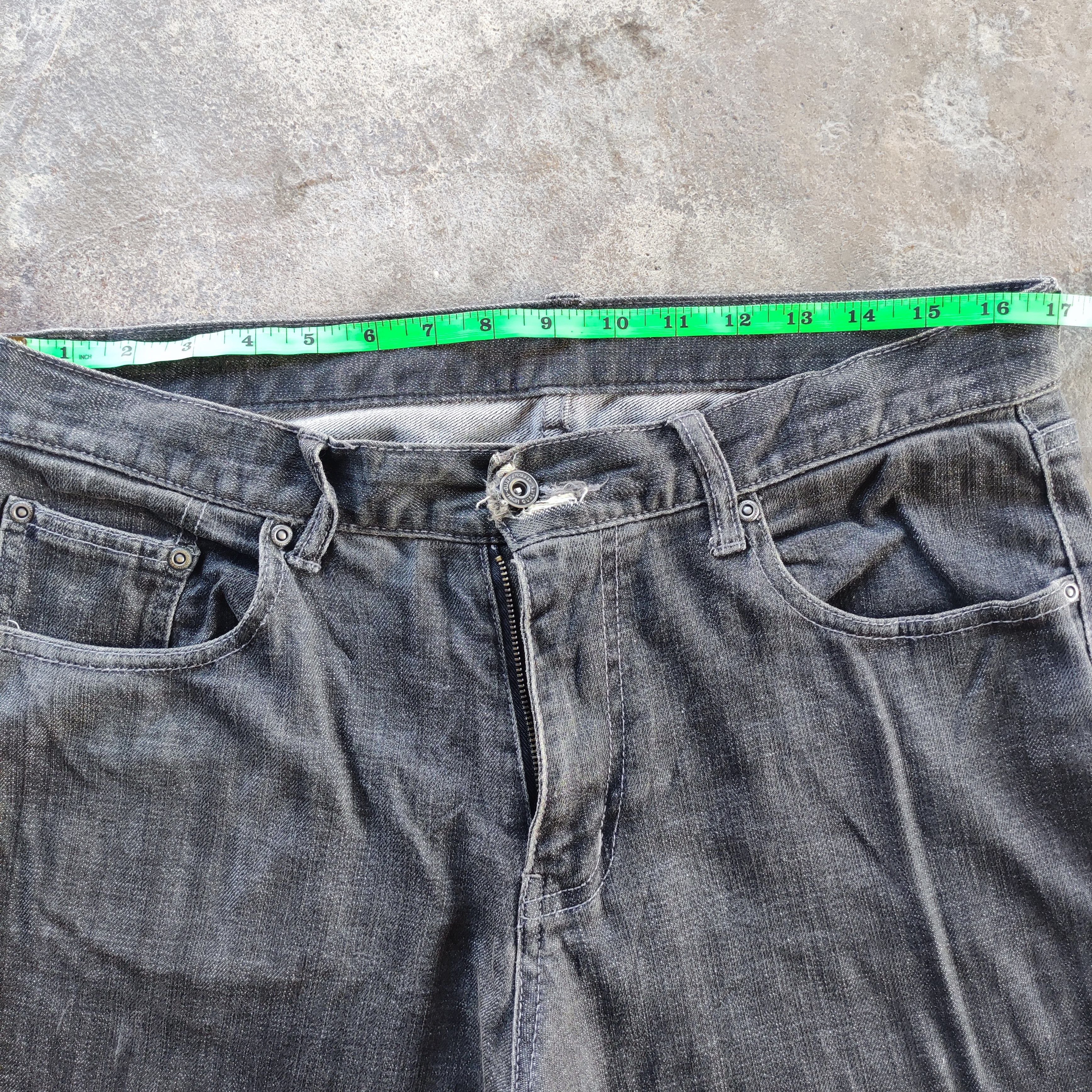 Vintage Topvalu Brand Jeans Ripped Faded Pants