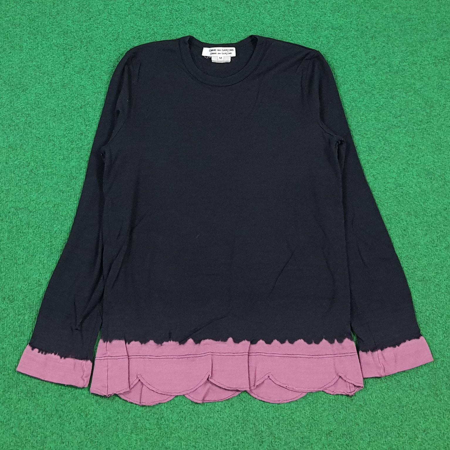 Comme des Garcons Vintage Comme Des Garcons Scalloped Hem Top C301N34 Size XS / US 0-2 / IT 36-38 - 1 Thumbnail