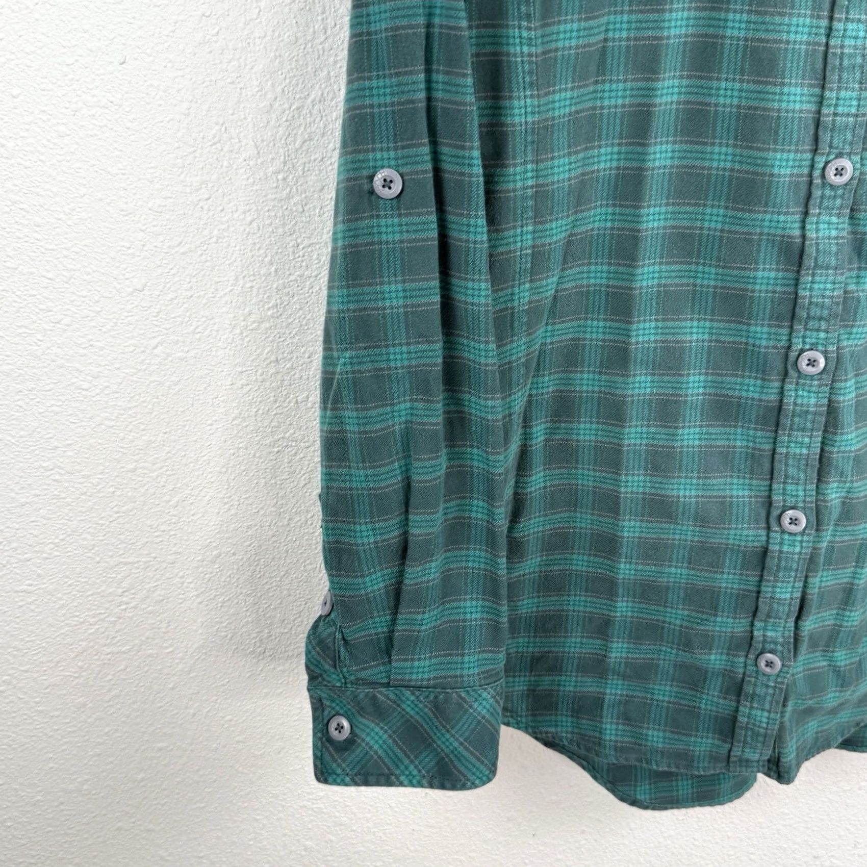 Vintage Stio Shirt Womens L Green Plaid Long Sleeve Button-Up Casual Outdoor Hiking Vintage: No Size L / US 10 / IT 46 - 4 Thumbnail