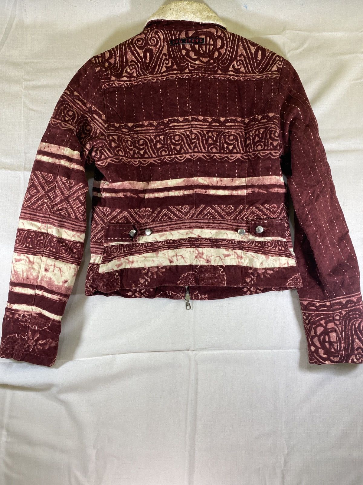 Jean Paul Gaultier aop zip denim sherpa jacket Size US XS / EU 42 / 0 - 2 Thumbnail