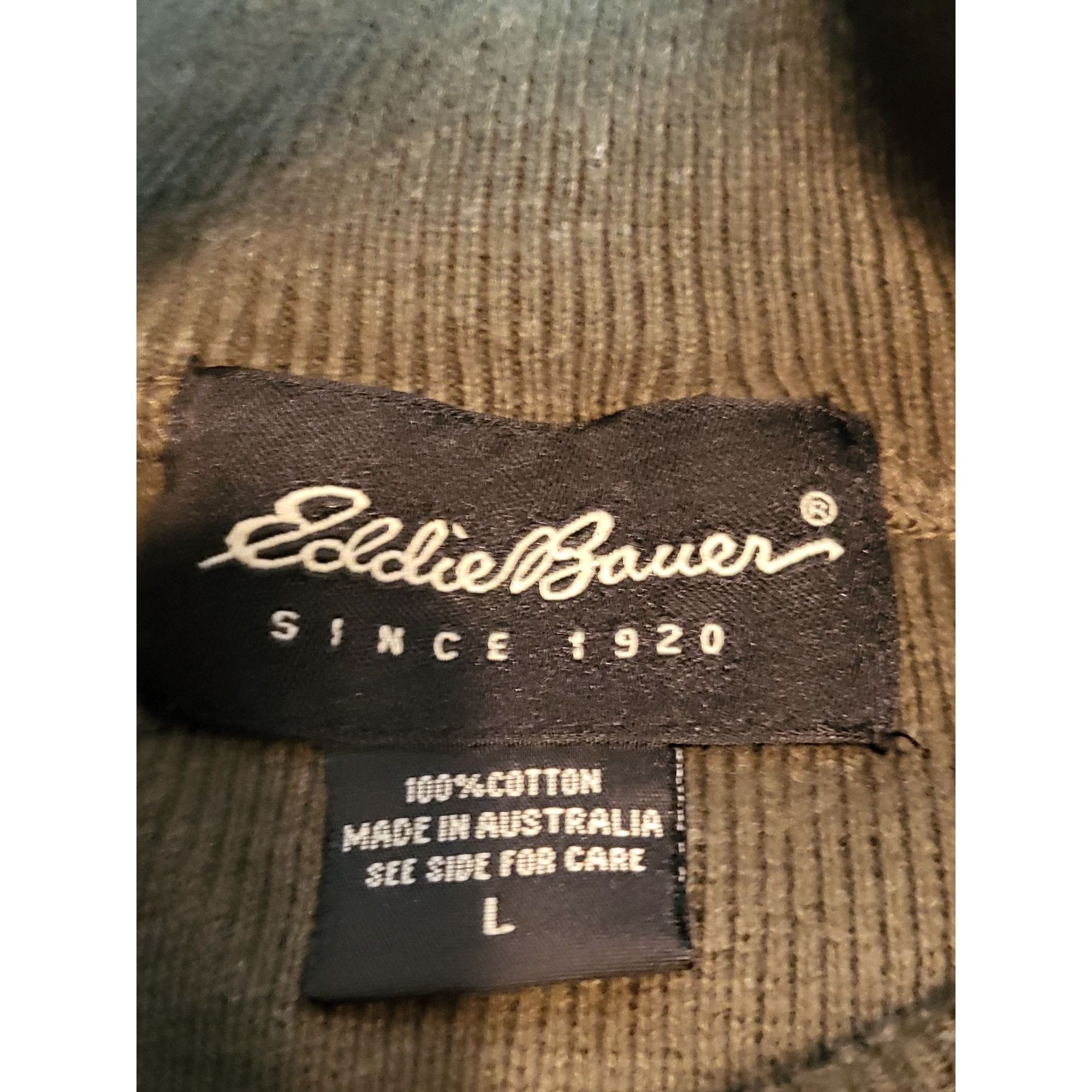 Eddie Bauer Eddie Bauer Sweater Women Sz L Green Mock Neck Tight Knit Wi Size L / US 10 / IT 46 - 3 Thumbnail