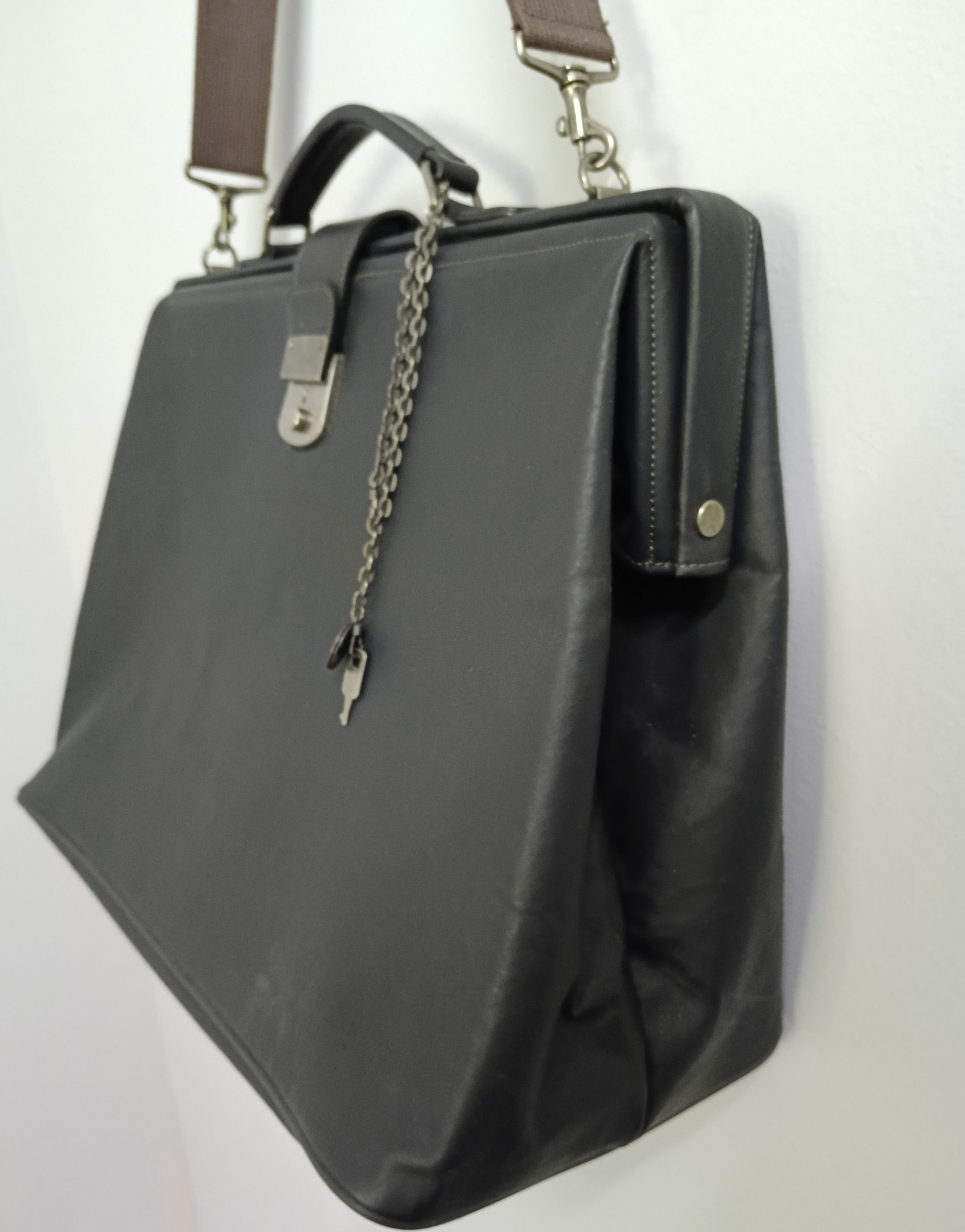 Jean Paul Gaultier 2Ways Doctor Bag in Black, Men's