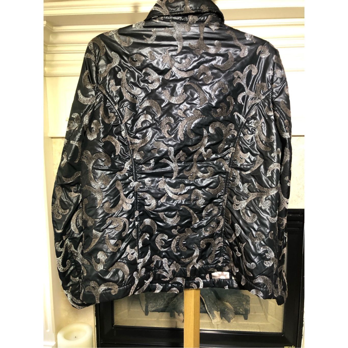 Other Lana Sports Women’s Brown and Silver Paisley Design Snap But Size M / US 6-8 / IT 42-44 - 2 Thumbnail