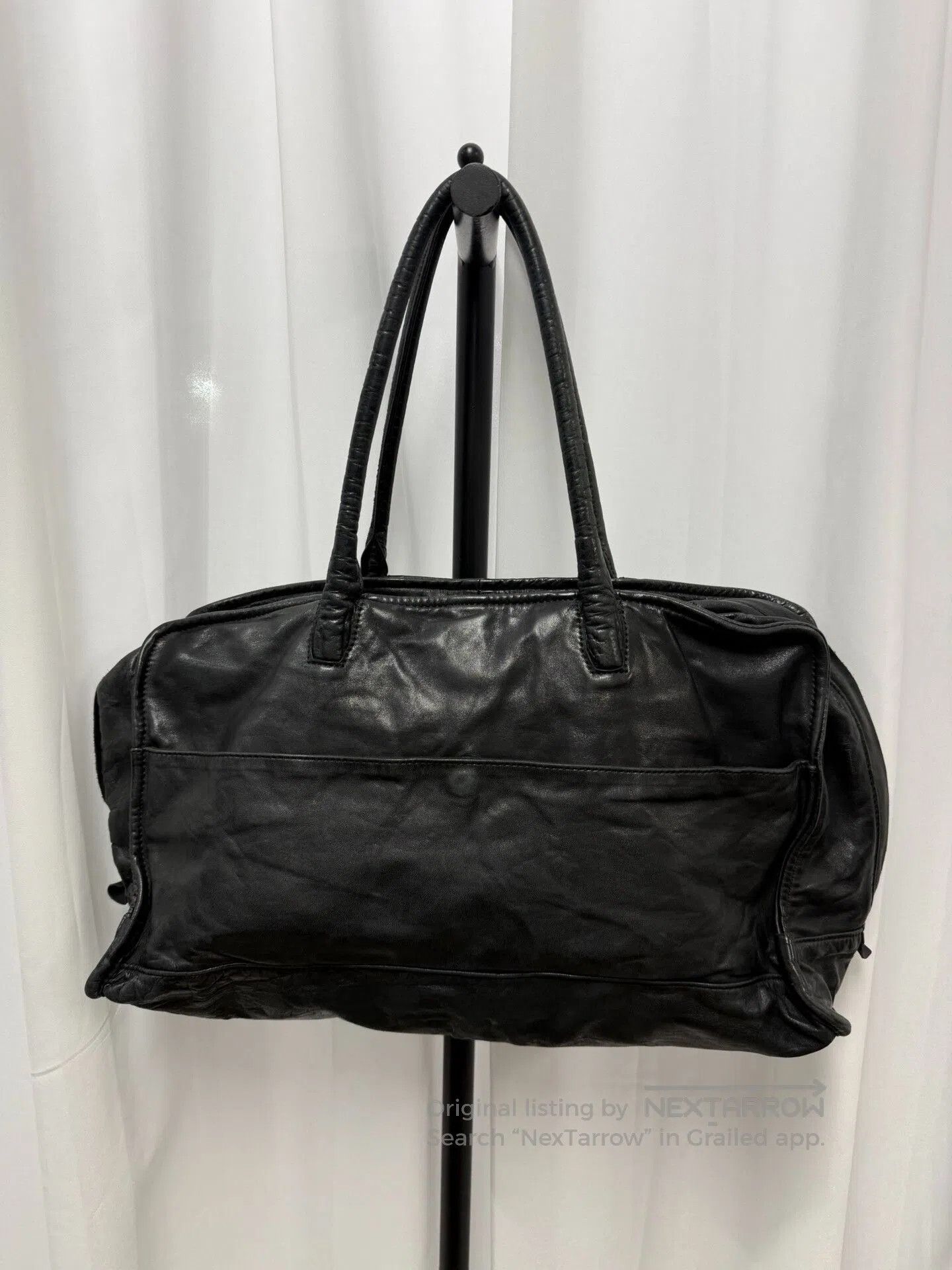 Yohji Yamamoto Yohji Yamamoto Leather Boston Bag. Size ONE SIZE - 5 Thumbnail