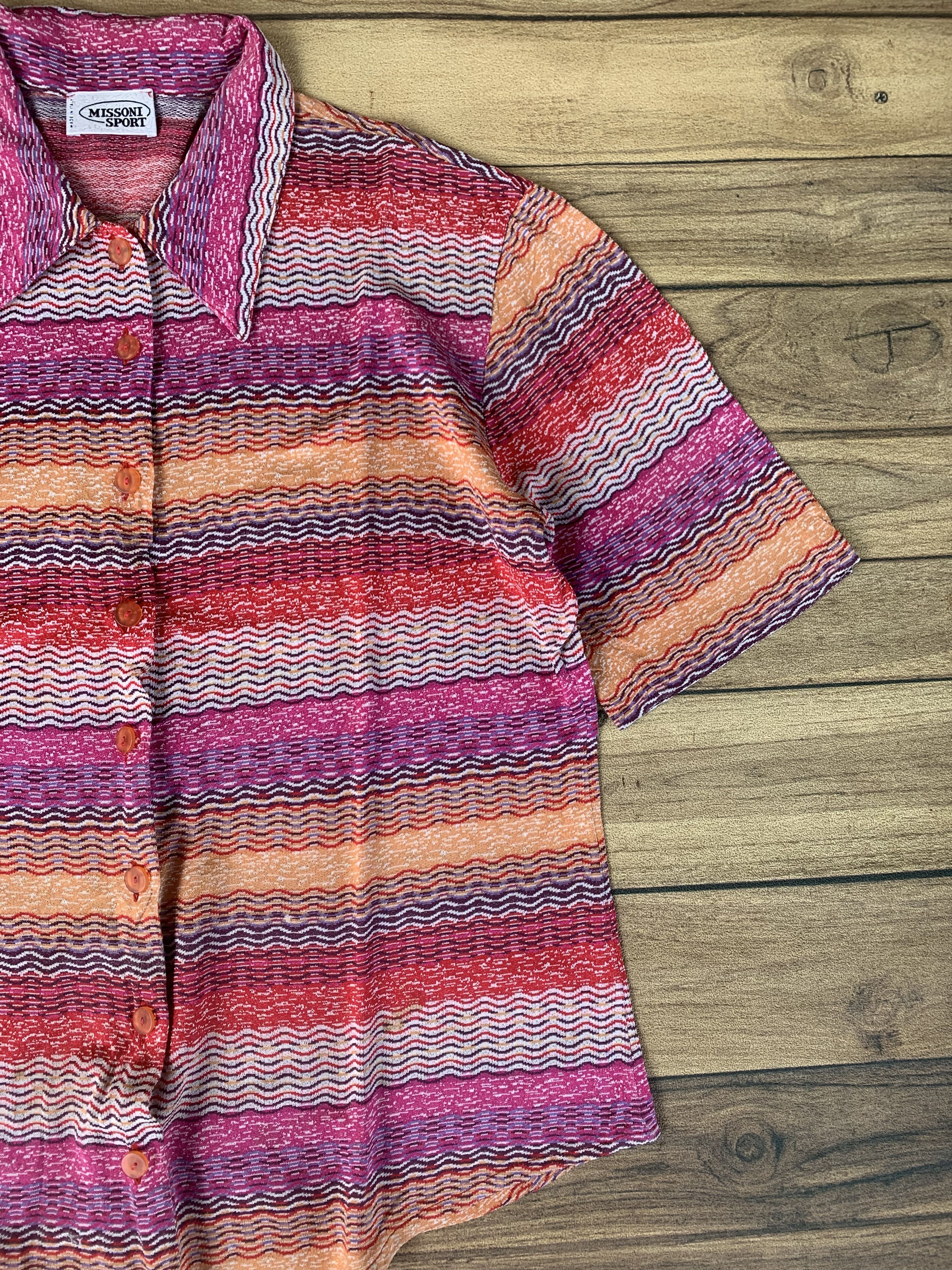 Missoni Missoni sport multiple colour t shirt Size L / US 10 / IT 46 - 3 Thumbnail