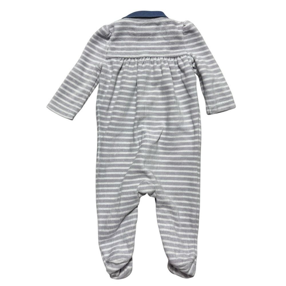Ralph Lauren Ralph Lauren Baby Striped Cotton Velour Footed Coverall Siz Size US 26 / EU 42 - 2 Thumbnail