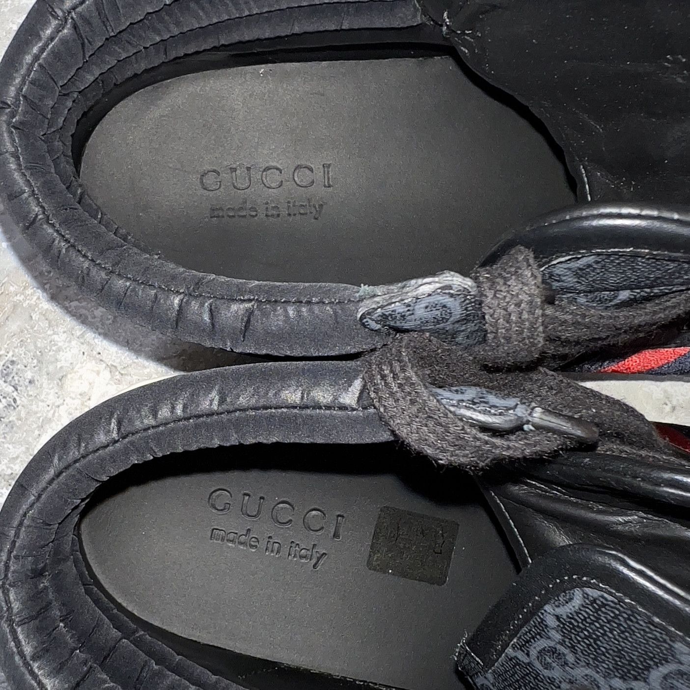 Gucci GUCCI Ace Web Supreme GG Monogram Sneakers Leather Size US 9 / EU 42 - 11 Thumbnail
