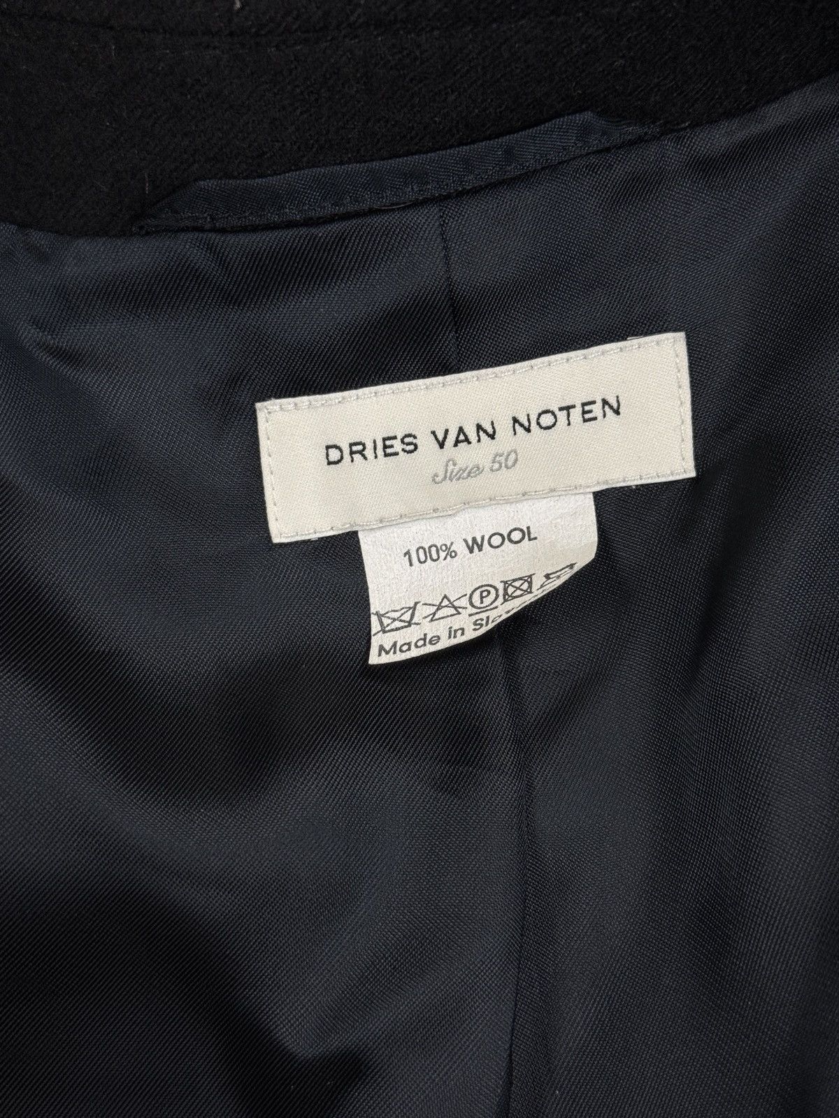 Dries Van Noten Dries Van Noten - Black Tailcoat Size 50S - 7 Thumbnail