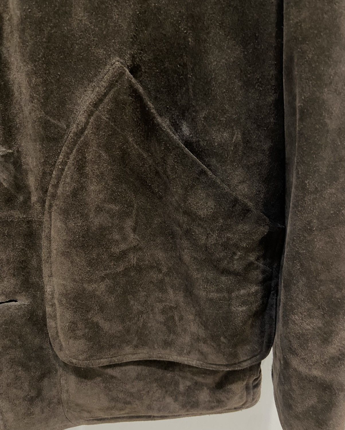 Banana Republic Suede Leather Jacket Size US L / EU 52-54 / 3 - 4 Thumbnail