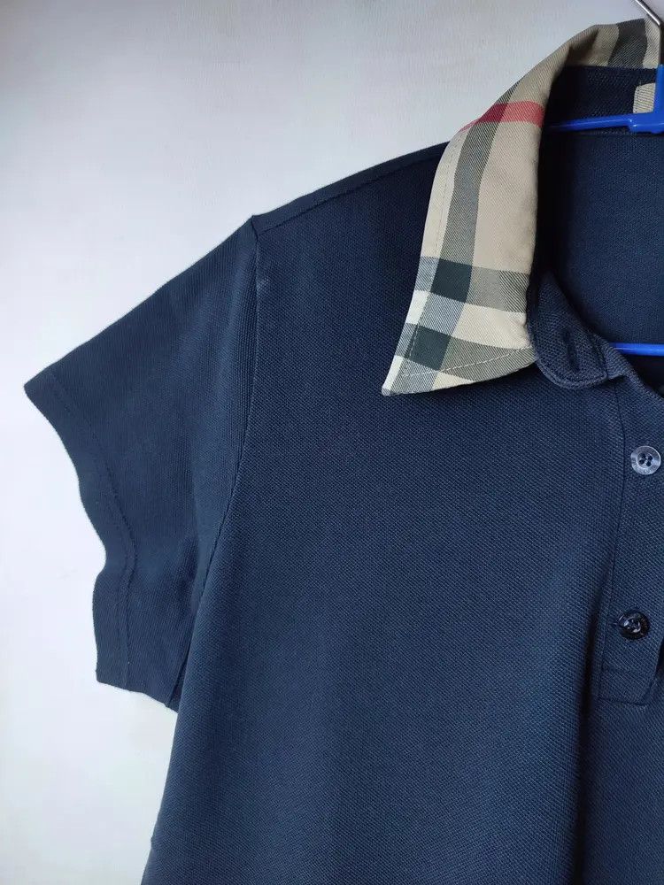 Burberry Burberry Brit Nova Check Navy Polo t-shirt Size XL / US 12-14 / IT 48-50 - 4 Thumbnail