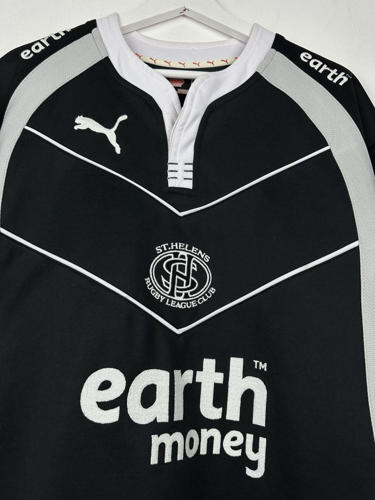 Puma St Helens 2007 Away Rugby Union League Jersey Shirt Size US L / EU 52-54 / 3 - 5 Thumbnail