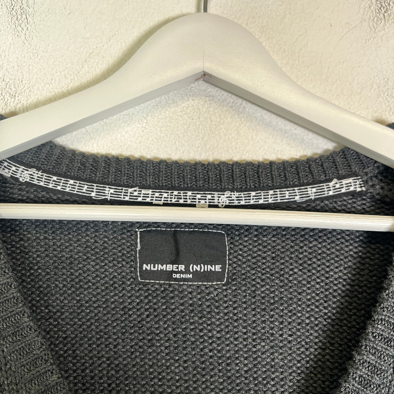 Number (N)ine Number (N)ine Grey Knit Cardigan Size US S / EU 44-46 / 1 - 3 Thumbnail