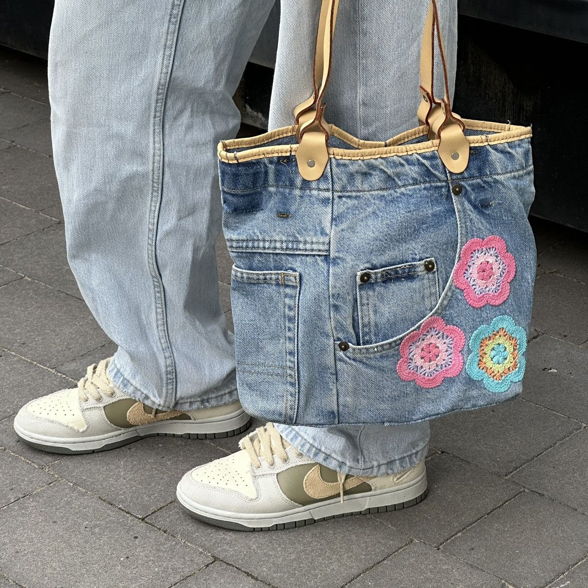 Japanese Brand Vintage Japanese Style Daniel Mayer Milano Denim Bag Custom Size ONE SIZE - 1 Thumbnail