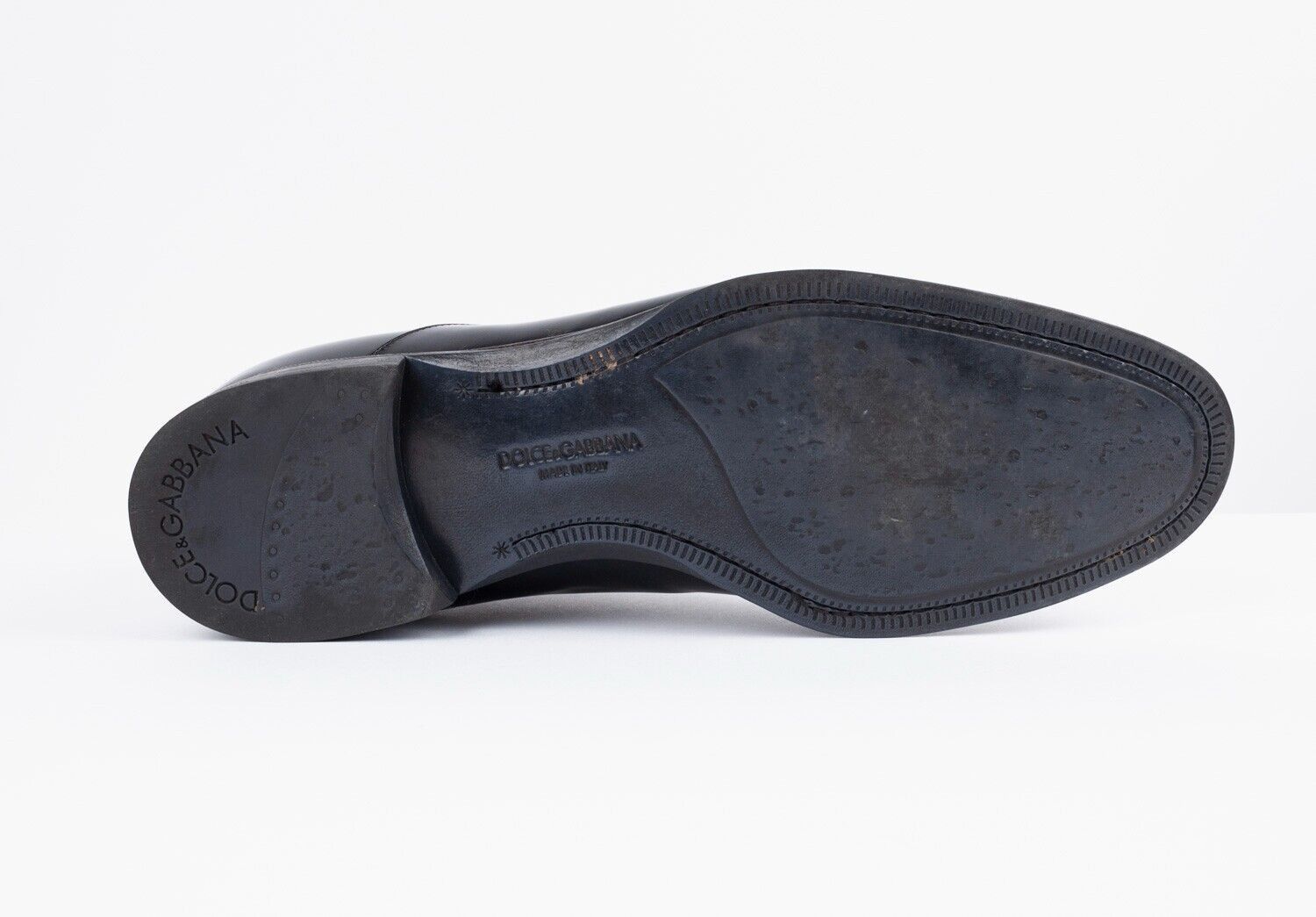 Dolce & Gabbana Original Dolce & Gabbana Leather Shoes With Fur EU43 H5143 Size US 10 / EU 43 - 6 Thumbnail