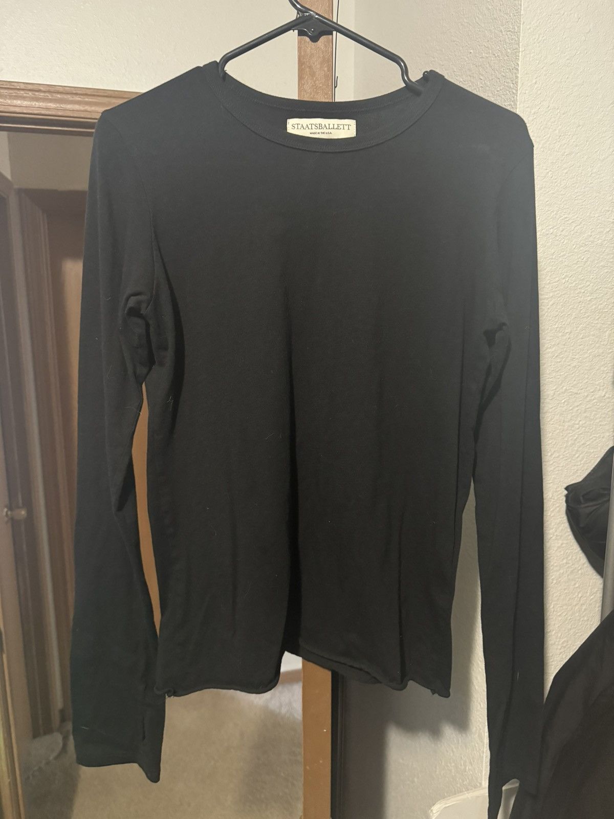 image of Staatsballett Drifter Long Sleeve Tee in Black, Men's (Size Large)