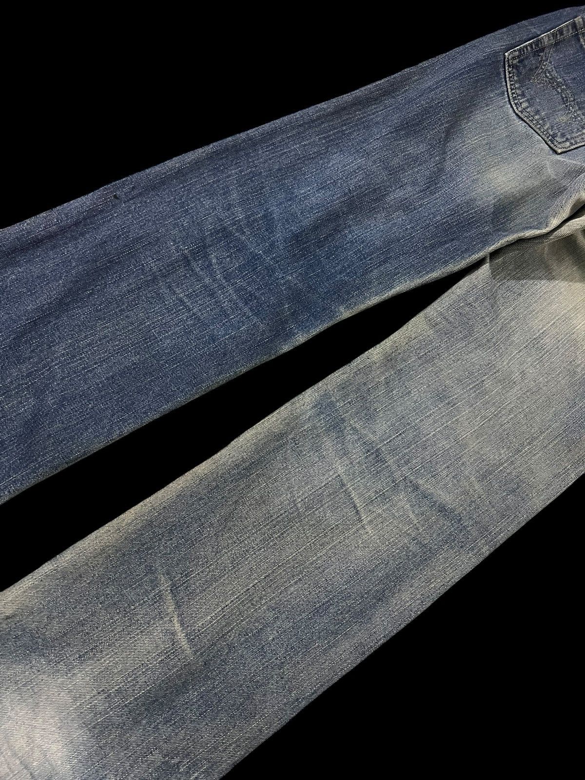 Edwin Vintage Edwin 505 Low Rize Selvedge Distress Mud Wash Jean Size US 31 - 14 Thumbnail