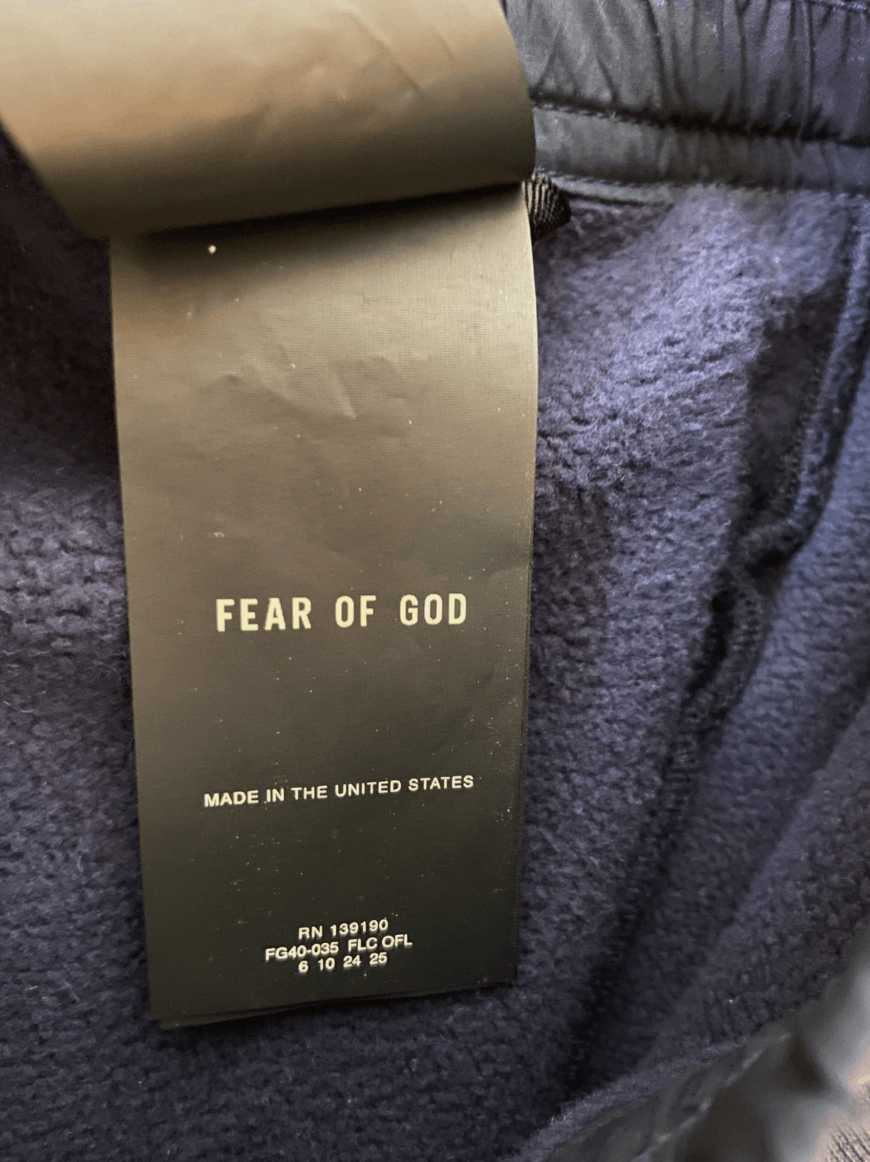 Fear of God Fear of God Men's 7th Collection Sweatshorts Navy Size US 30 / EU 46 - 5 Thumbnail