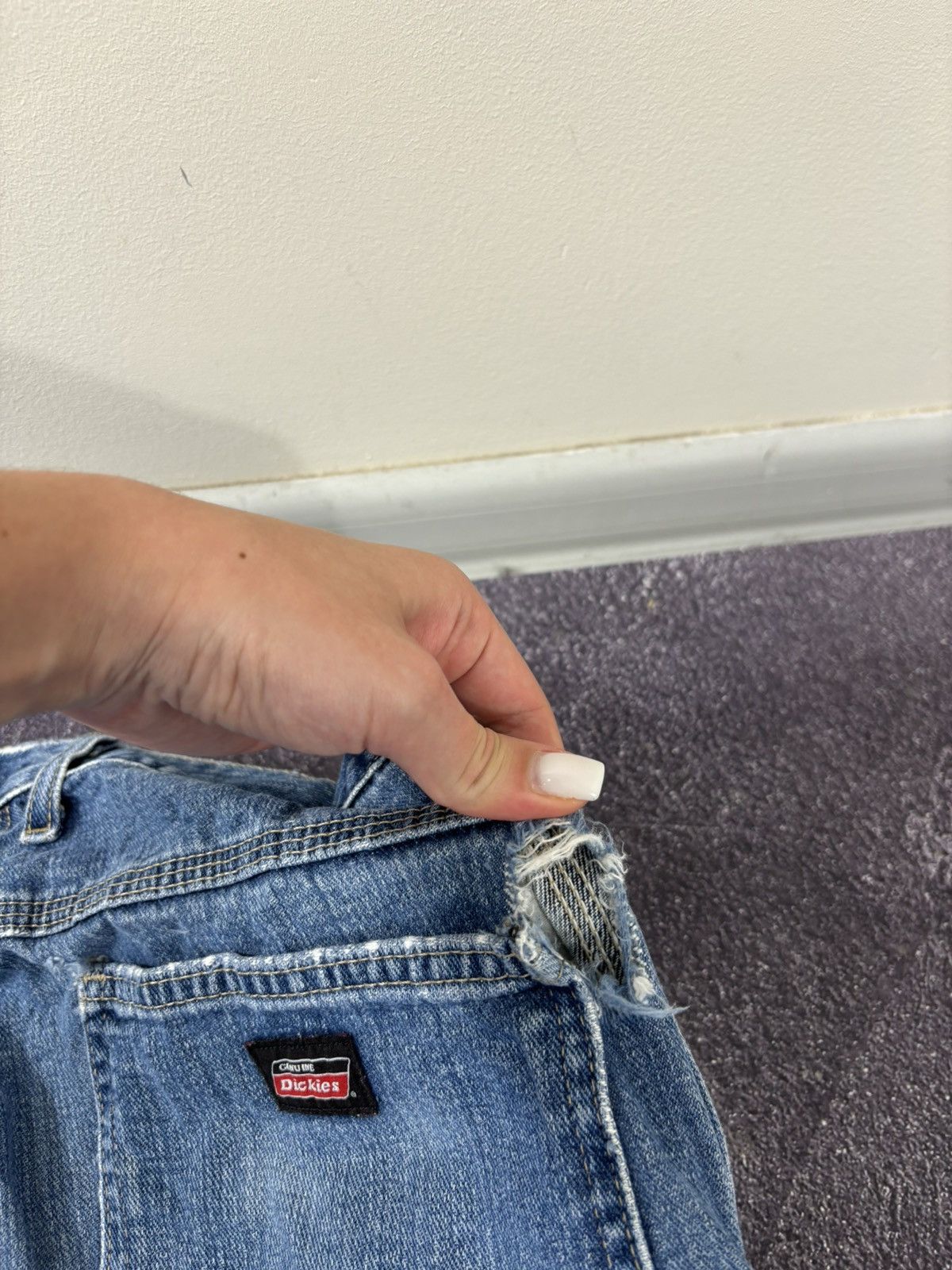 Dickies Vintage Dickies Workwear Y2K American Work Baggy Denim Jeans Size US 32 / EU 48 - 7 Thumbnail