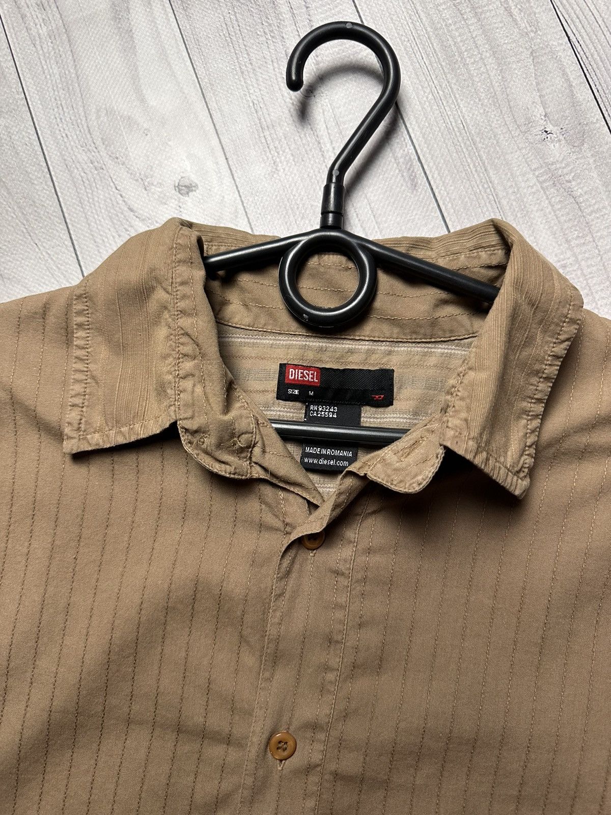 Diesel × Vintage Vintage Diesel shirt brown size M rare Size US M / EU 48-50 / 2 - 2 Thumbnail