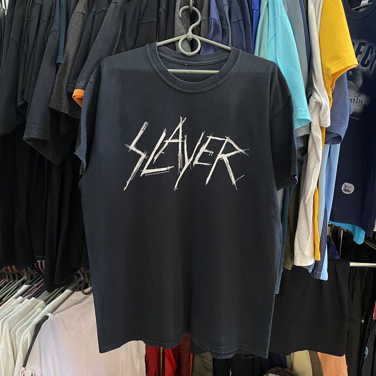 Band Tees Vintage Slayer 2017 Big logo Rock Band rare tee Size US L / EU 52-54 / 3 - 1 Thumbnail