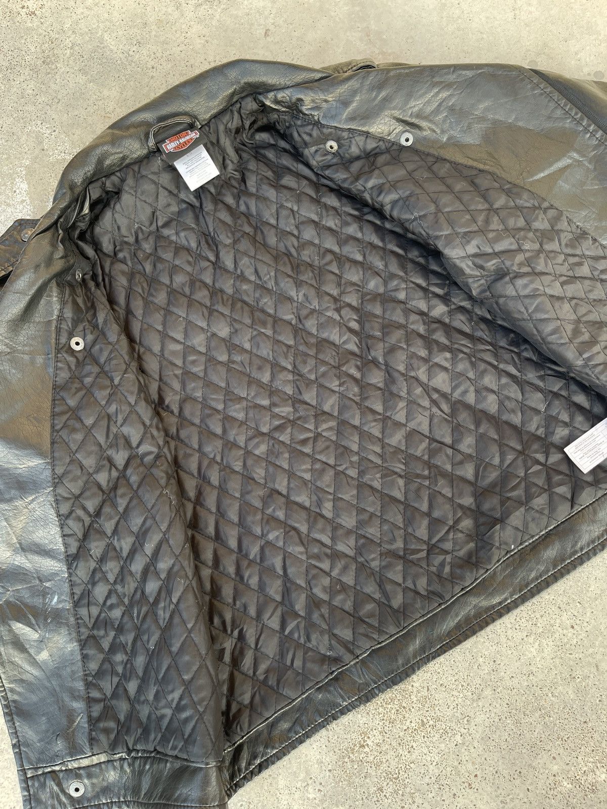 Harley Davidson Harley Davidson Y2K Moto Racing Leather Jacket Size US S / EU 44-46 / 1 - 15 Thumbnail