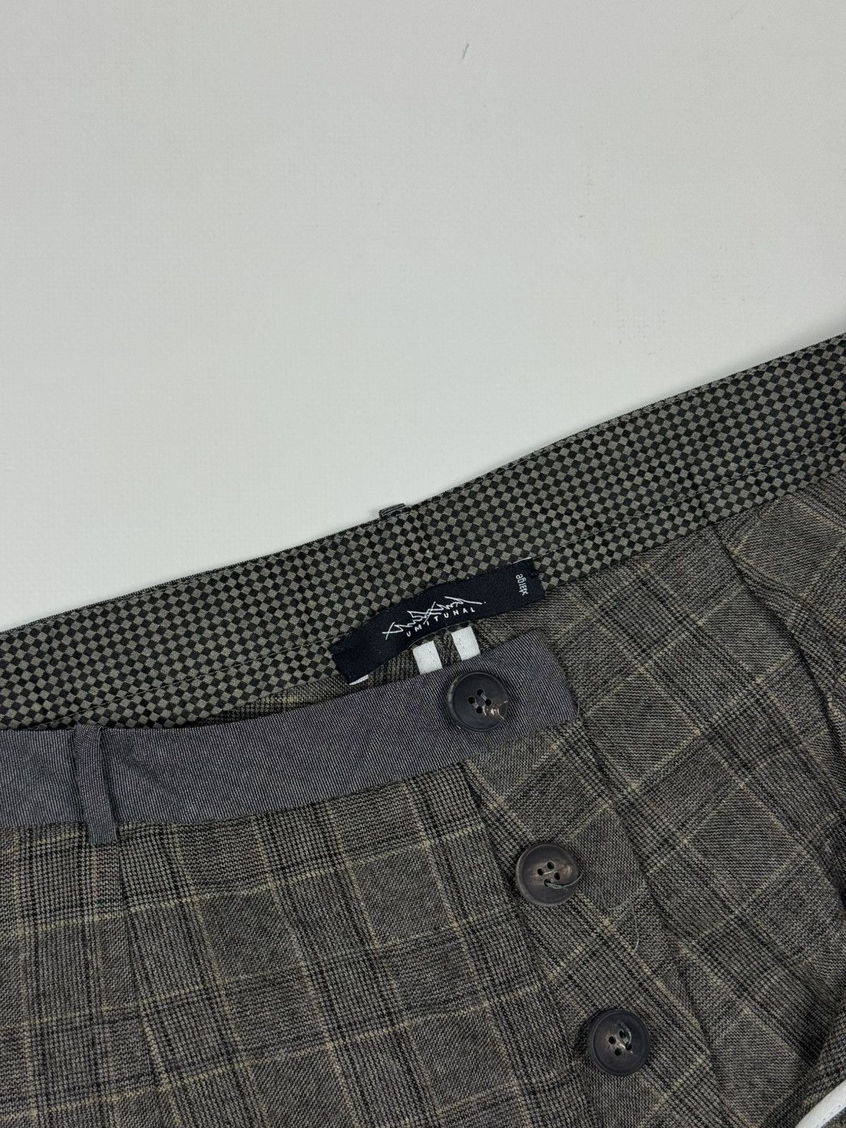 Other Repaired Umit Unal Wool Design Check Women’s Pants Size 34" / US 12 / IT 48 - 11 Thumbnail
