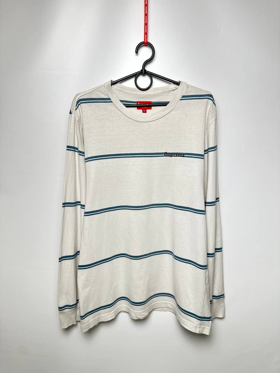 Supreme Supreme FW 2017s Striped Long Sleeve OG Y2k Size US M / EU 48-50 / 2 - 9 Thumbnail