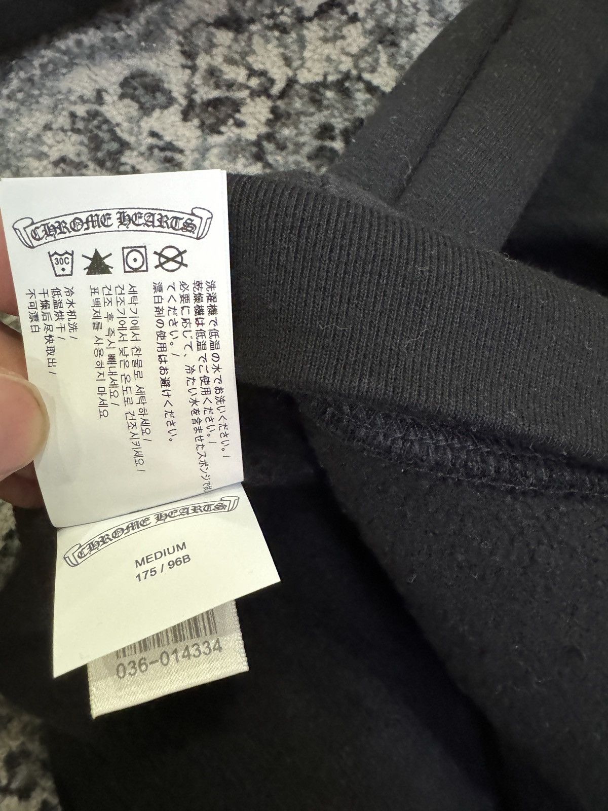 Chrome Hearts Chrome Hearts 3 Cross Embroidered Black Crewneck Size US M / EU 48-50 / 2 - 6 Thumbnail