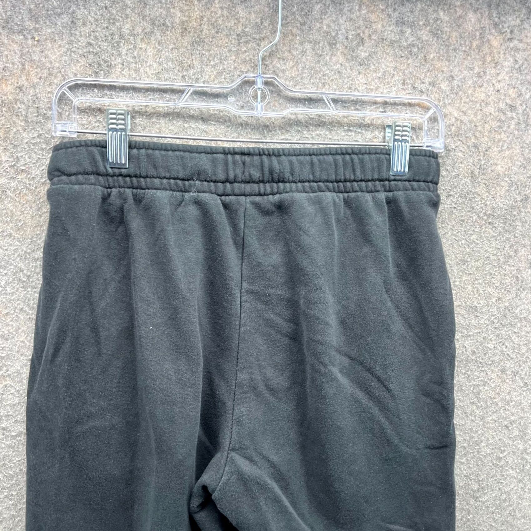 Puma PUMA Sweatpants Mens Medium Black Fleece Joggers Drawstring Cuffed Logo Athletic Pants Size US 31 - 5 Thumbnail
