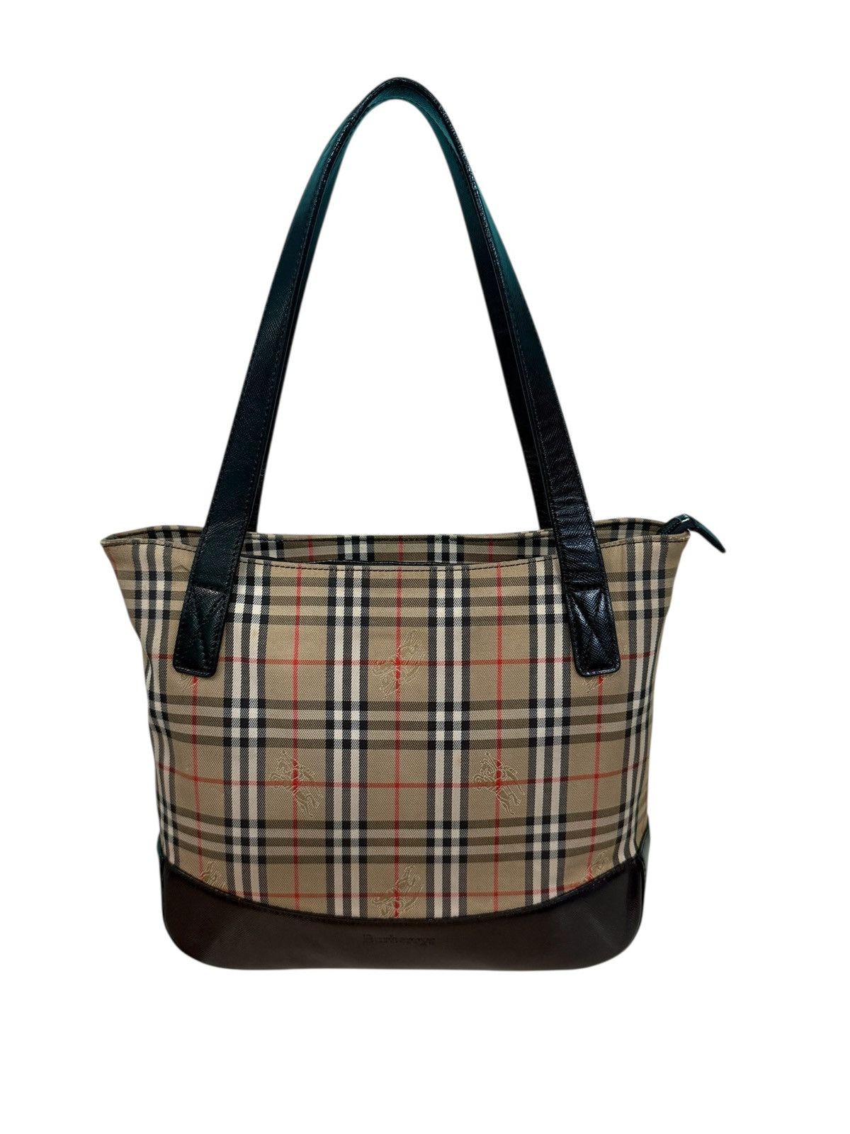 Burberry RARE VINTAE BURBERRYS NOVA CHECK TOTE BAG Size ONE SIZE - 4 Thumbnail