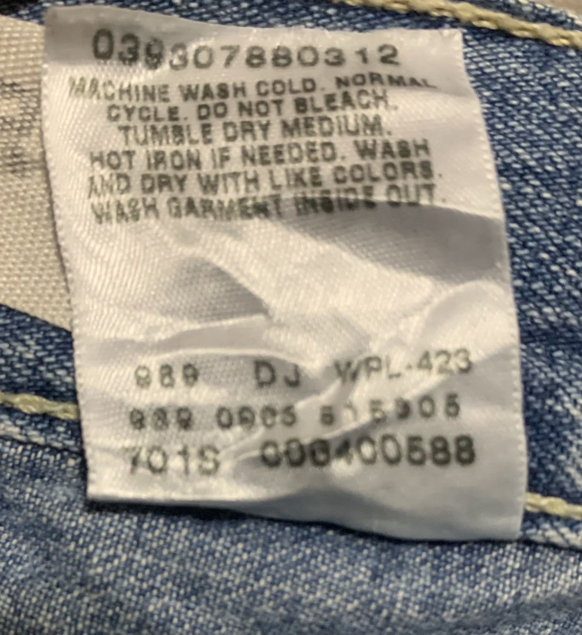 Levi's Vintage Levis Carpenter Loose Straight Leg Jeans Size US 38 / EU 54 - 8 Thumbnail