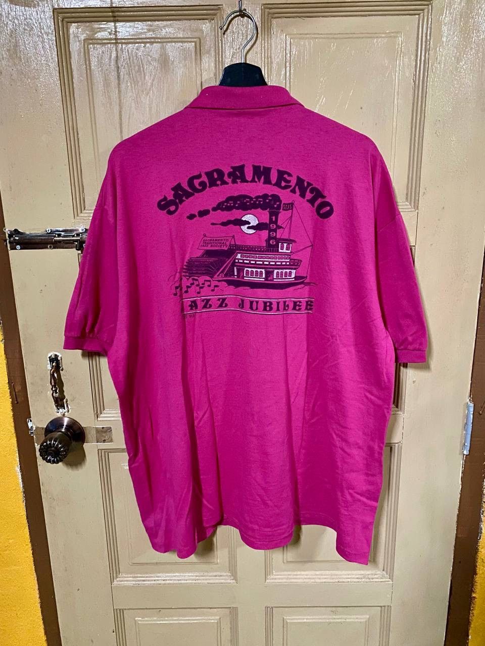 Vintage Vintage 90s Sacramento Jazz Jubile Polo Shirt Size US XL / EU 56 / 4 - 6 Thumbnail
