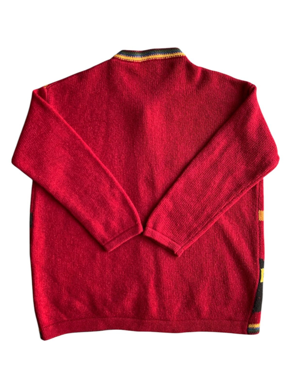 Benetton × United Colors Of Benetton United Colors Of Benetton Pure Shetland Knitted Sweatshirt Size US L / EU 52-54 / 3 - 2 Thumbnail