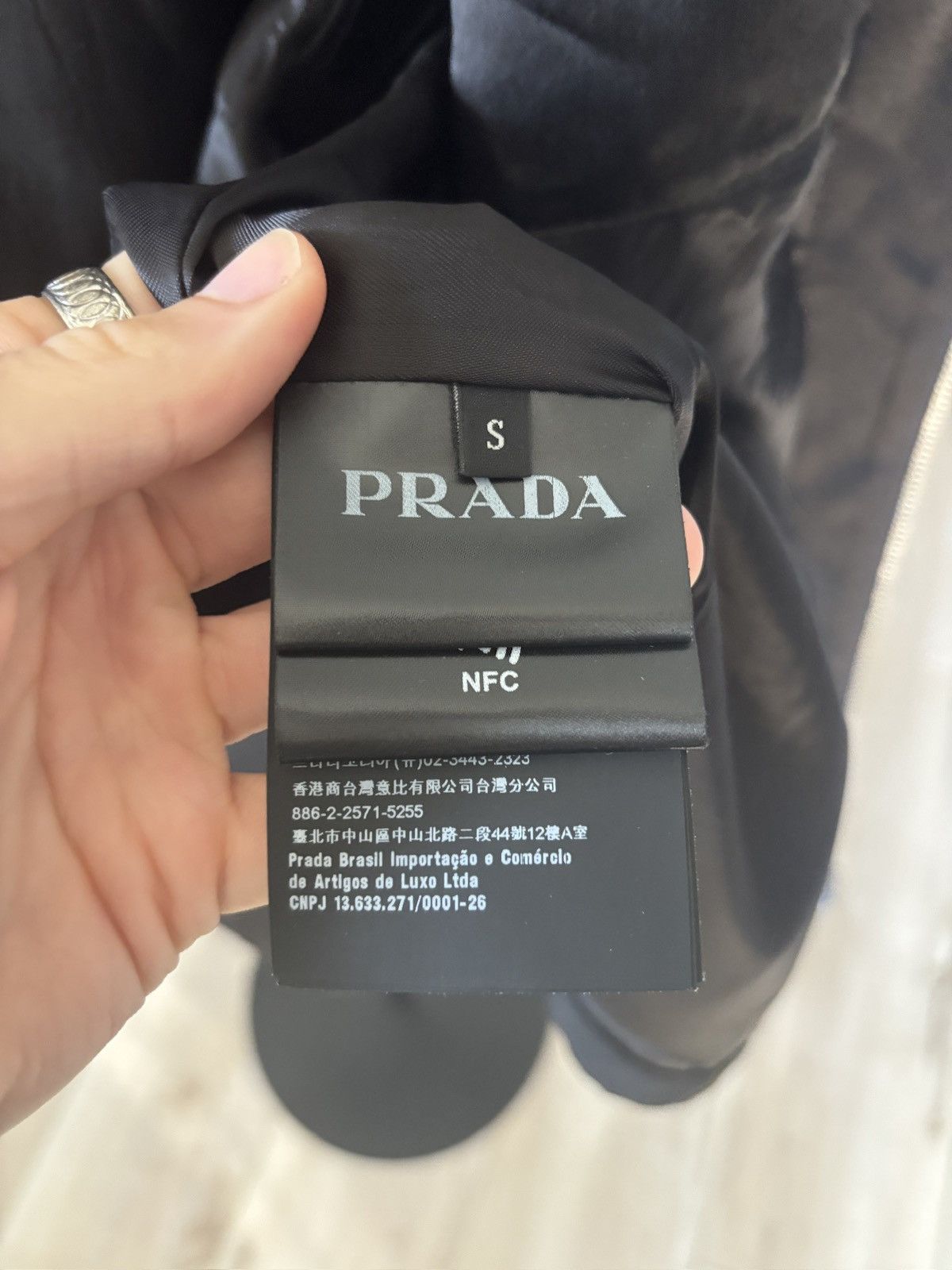 Prada PRADA | TRIANGLE LOGO ZIP HOODIE Size US M / EU 48-50 / 2 - 12 Thumbnail