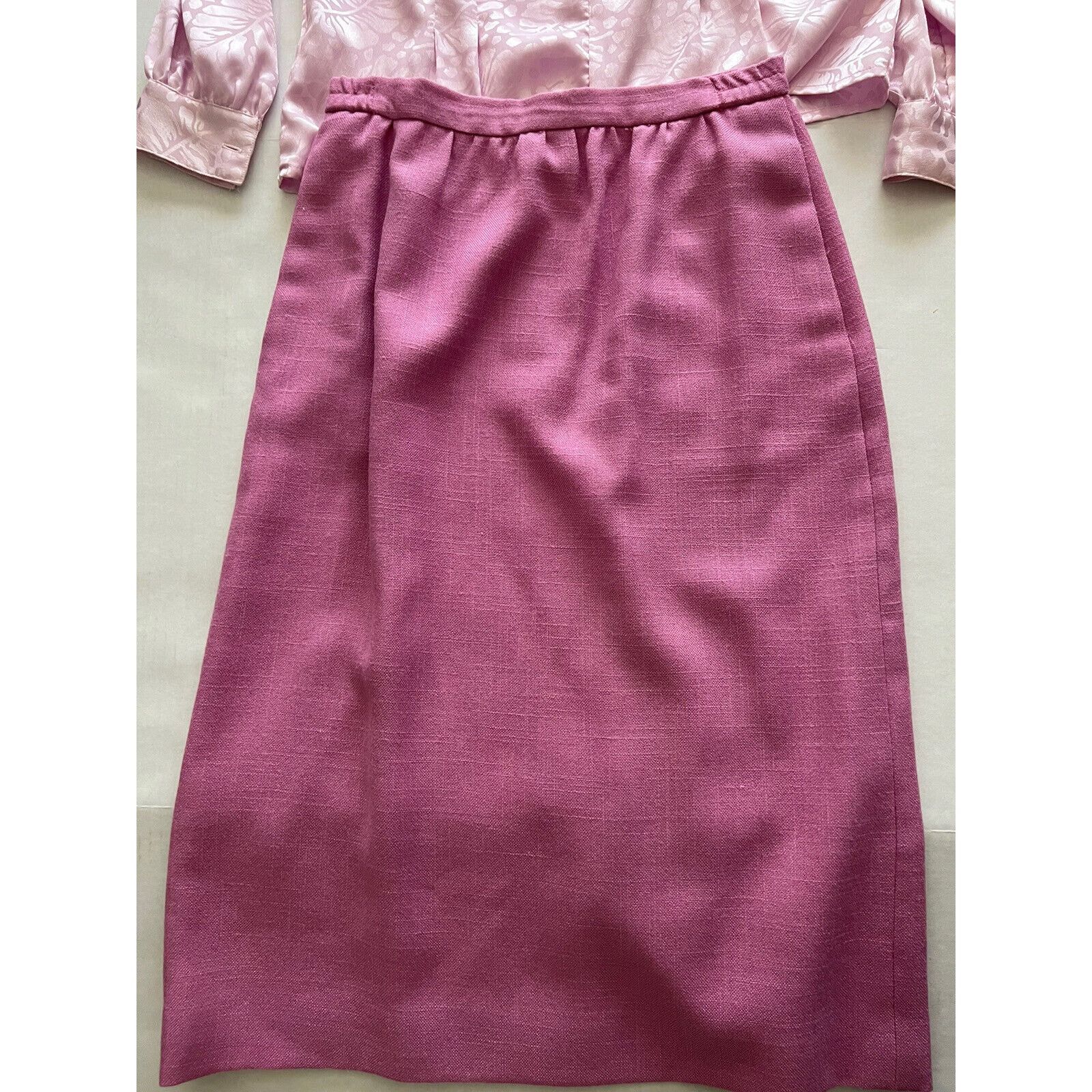 Nordstrom Nordstrom Square Petite Womens Baby Blouse/Skirt Size 8/10 Size 30" / US 8 / IT 44 - 5 Thumbnail