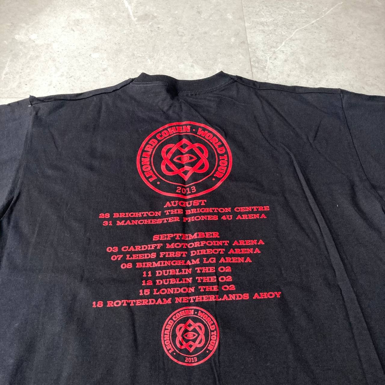 Band Tees Vintage Leonard Cohen Folk Blues Rock Band World Tour Tee Size US XL / EU 56 / 4 - 5 Thumbnail