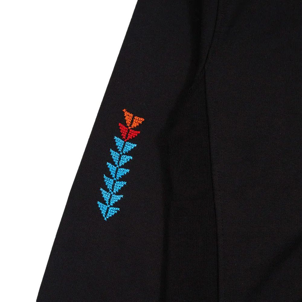 Adish o1mle1224 Kharaz Logo Hooded Sweatshirt in Black Size US XL / EU 56 / 4 - 5 Thumbnail