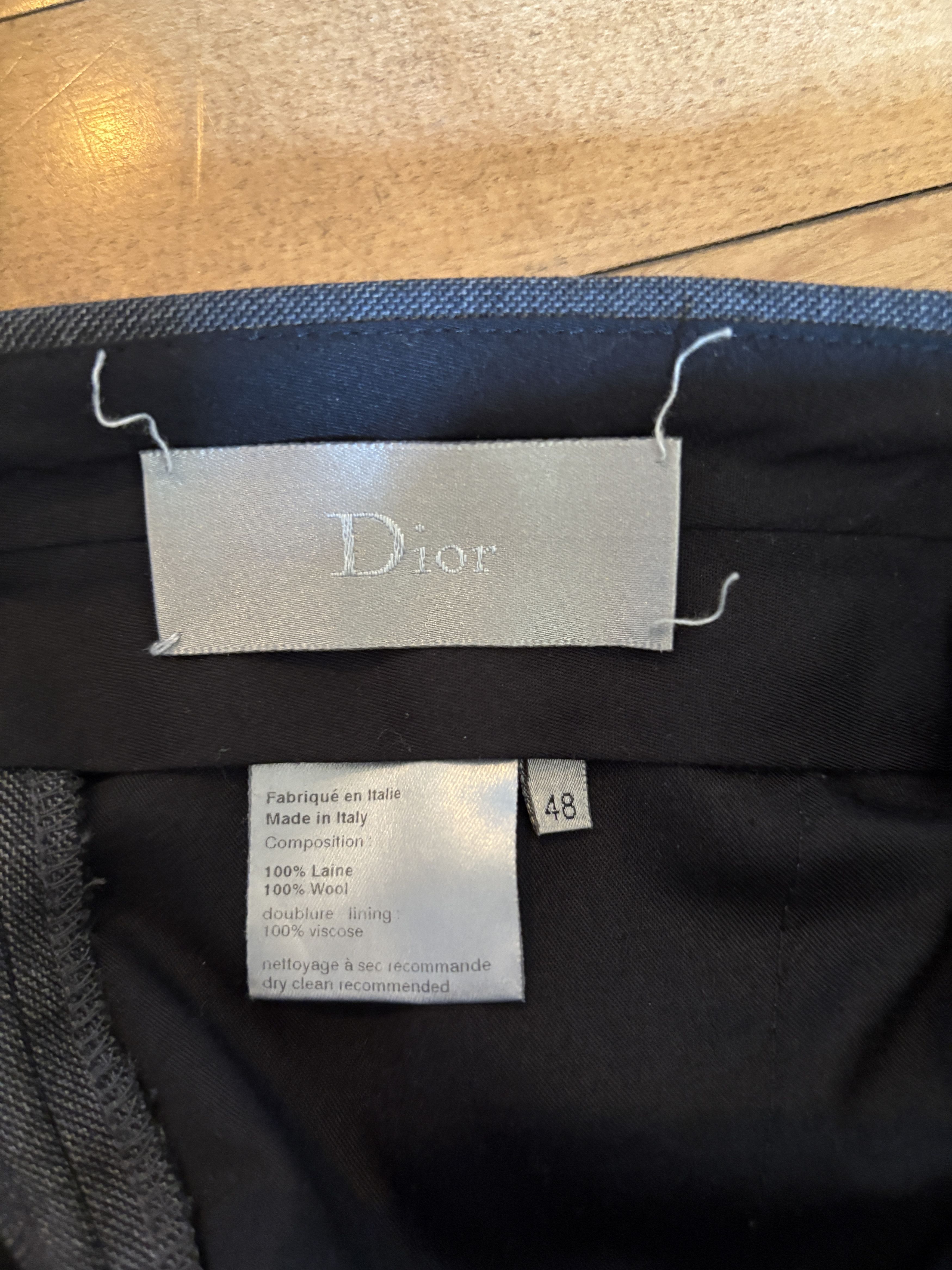 Dior Dior Homme AW05 "In the Morning" Bootcut Wool Pants Size US 32 / EU 48 - 7 Thumbnail