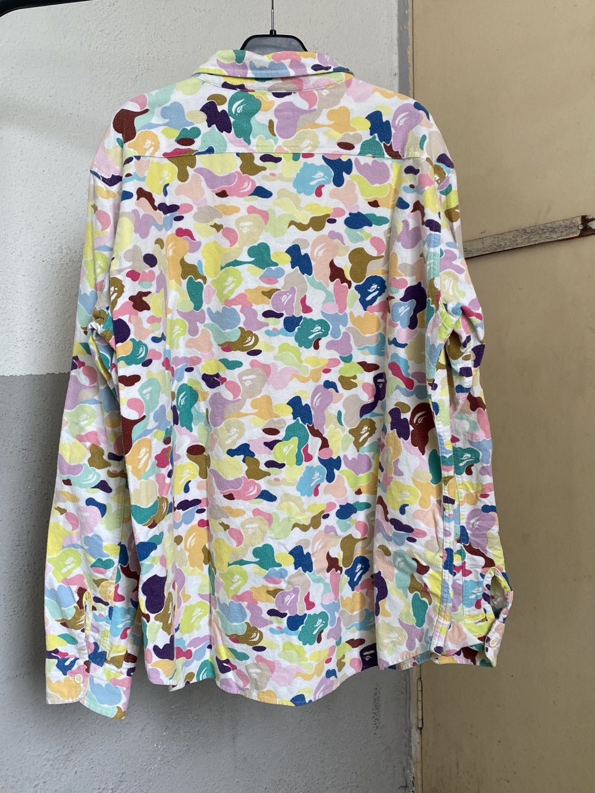 Bape Vintage BAPE Multi Camo Button Up Shirt Size US XL / EU 56 / 4 - 2 Thumbnail