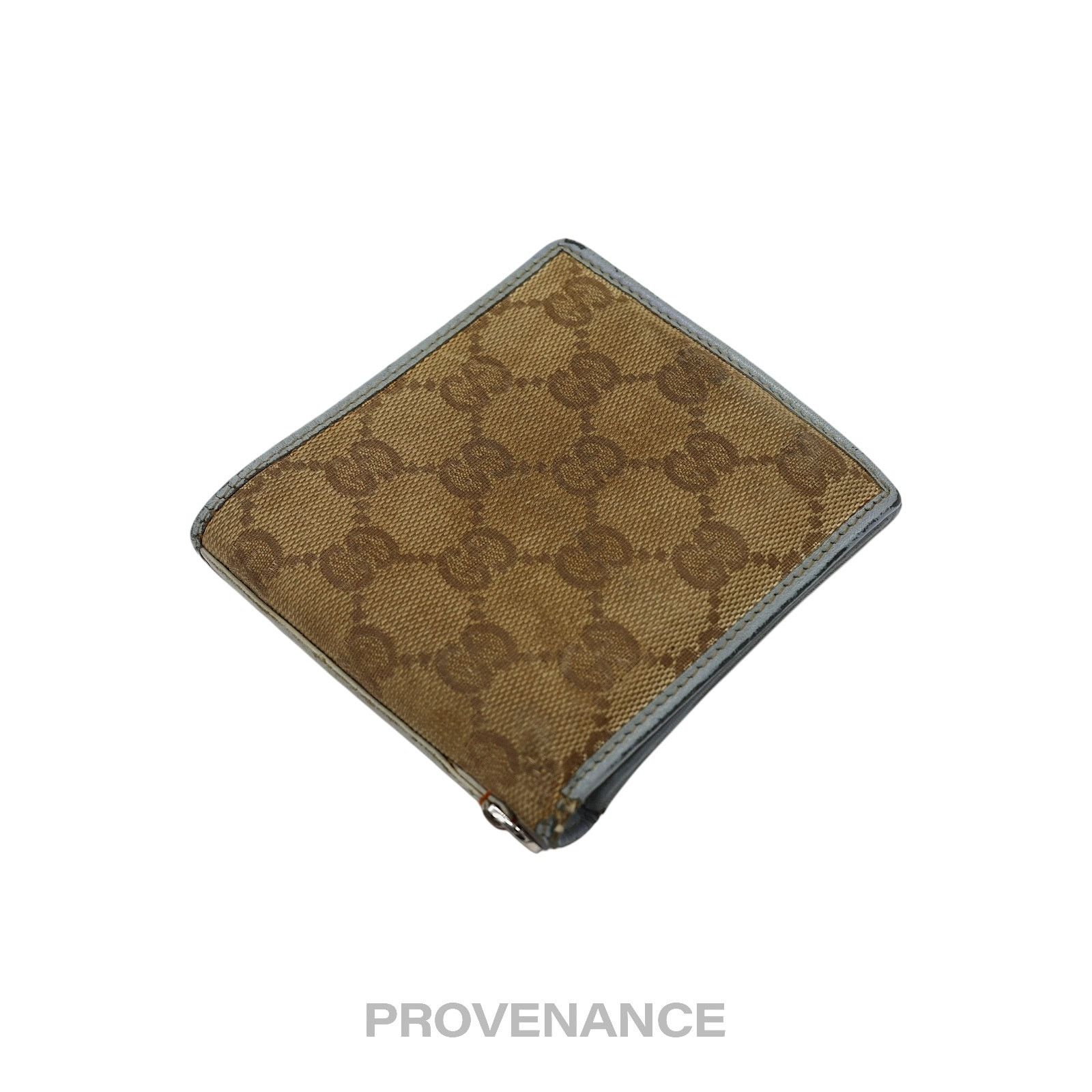 Gucci 🔴 Gucci Bifold Wallet - GG Canvas Blue Size ONE SIZE - 4 Thumbnail