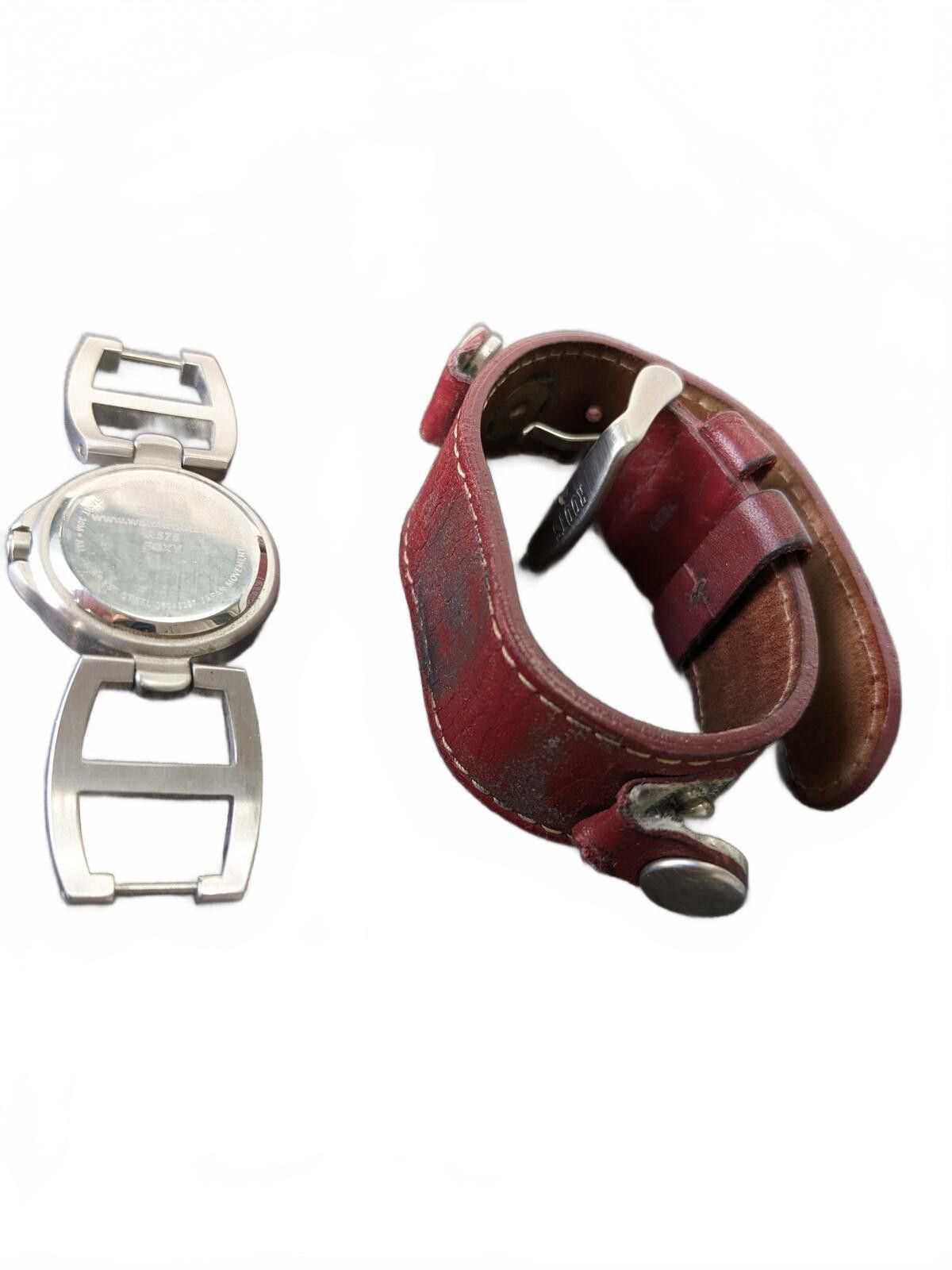 Roots Roots Round Women Wristwatch Boho Style Rock Strap Brown Size ONE SIZE - 6 Thumbnail