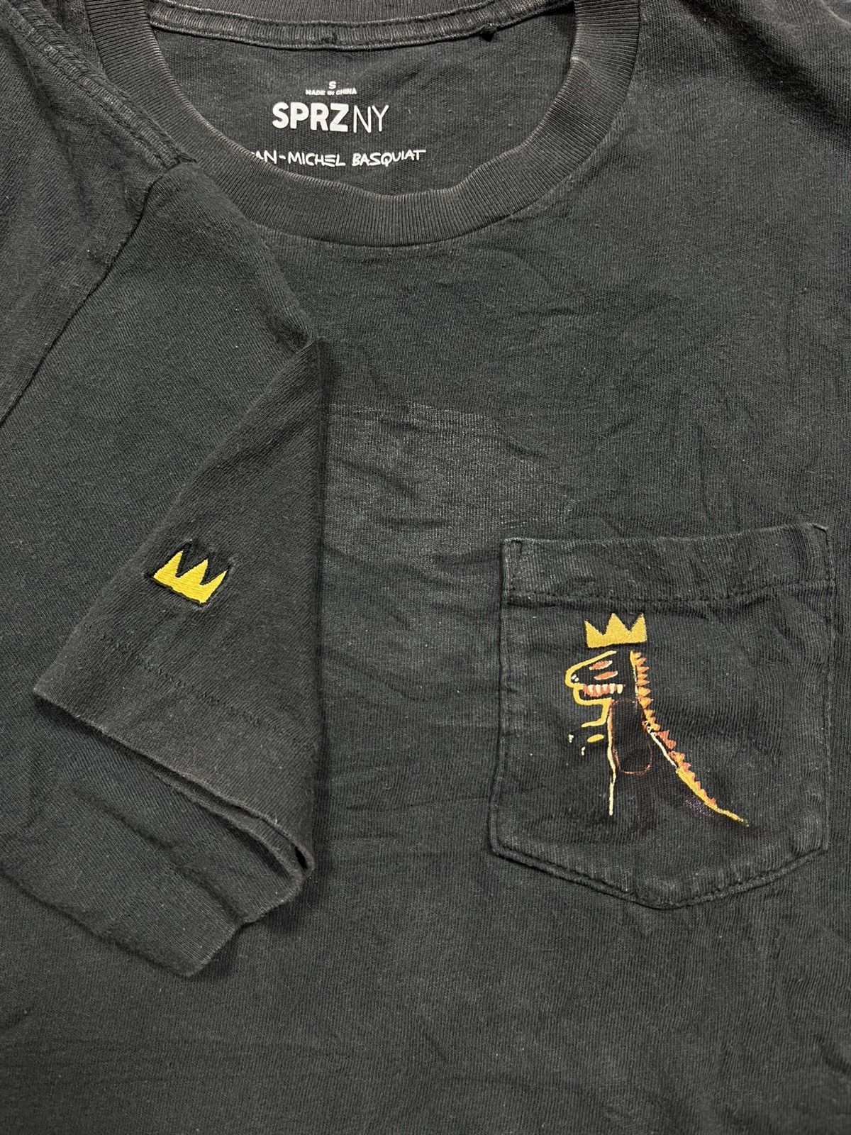 Jean-Michel Basquiat × Uniqlo Jean Michel Basquiat Dinosaur Pop Art Size US S / EU 44-46 / 1 - 2 Thumbnail