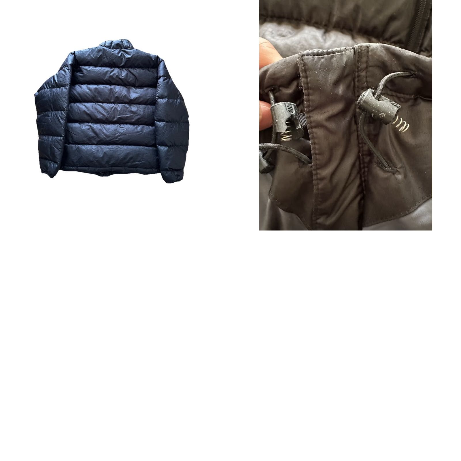 Patagonia VINTAGE Patagonia Down Sweater Puffer Jacket Zip Bomber Men Sz L Black Full Zip Goose Down 26.5” Chest 28.5” Length Size US L / EU 52-54 / 3 - 8 Thumbnail