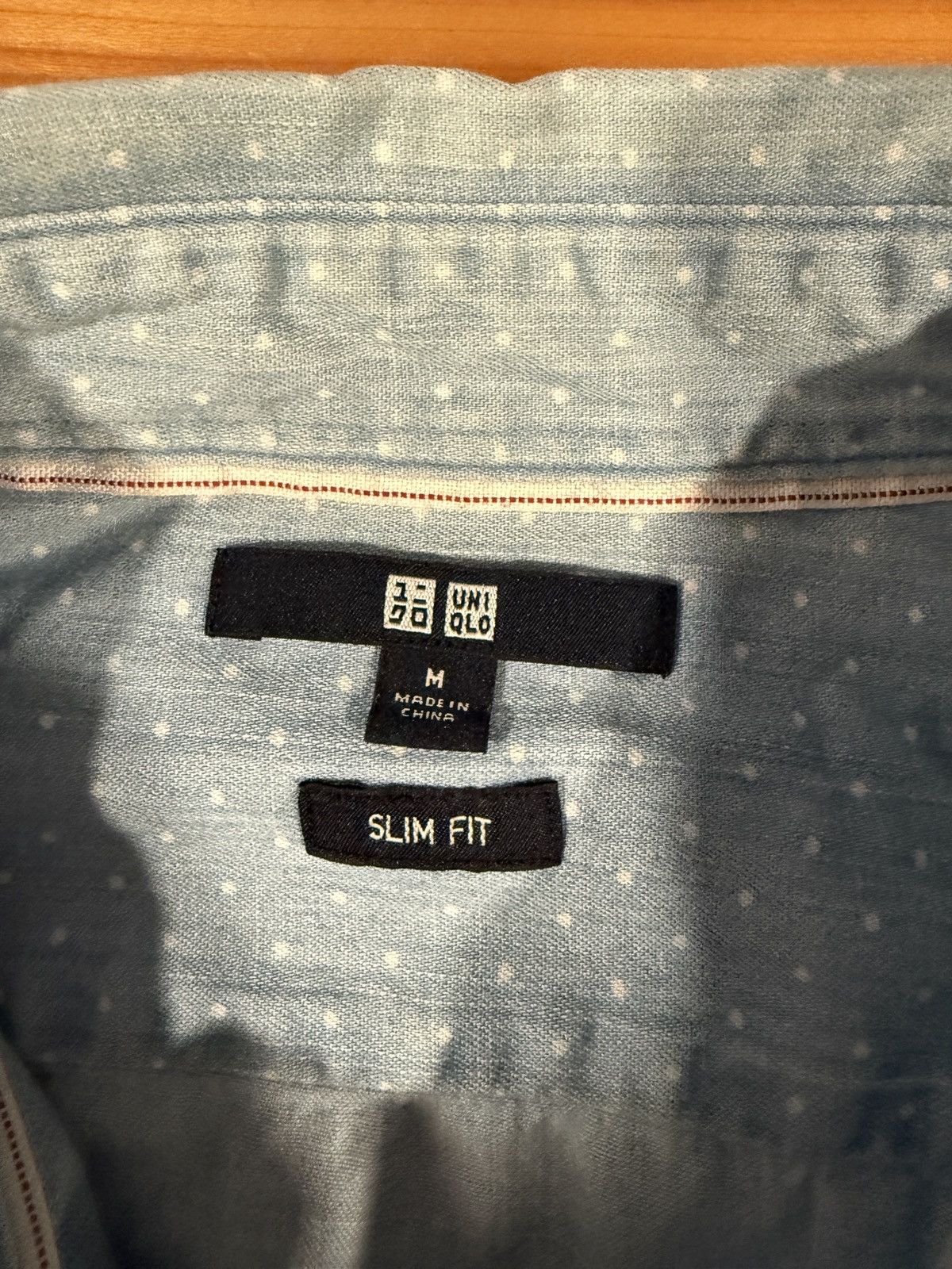 Uniqlo Printed Denim Shirt Size US M / EU 48-50 / 2 - 3 Thumbnail
