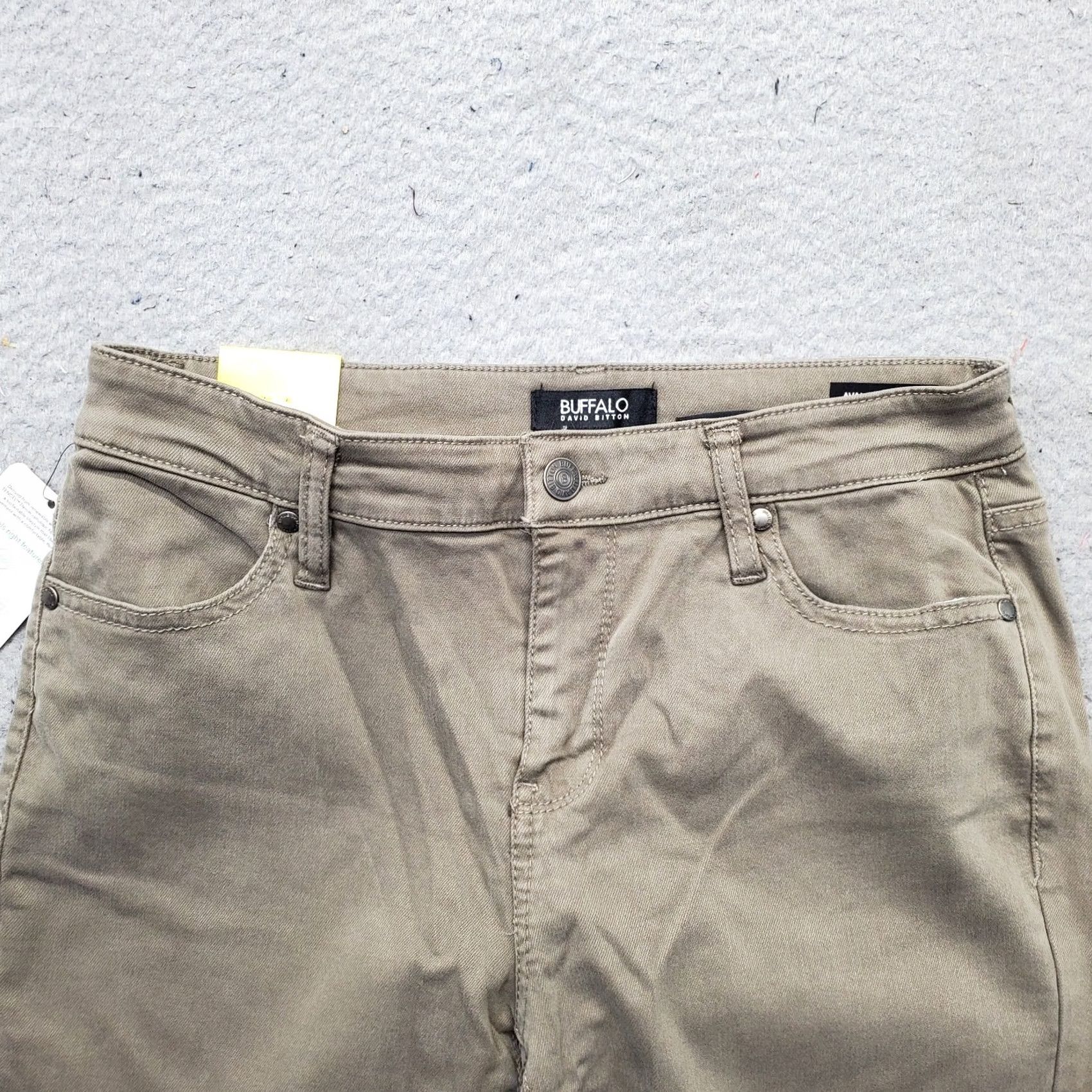 Buffalo David Bitton Buffalo David Bitton Womens Ankle Jeans Mid-Rise Avalon Green 6 Medium Wash Denim Slim 27"Inseam 5-Pocket NWT Mens Girls Size 28" / US 6 / IT 42 - 7 Thumbnail
